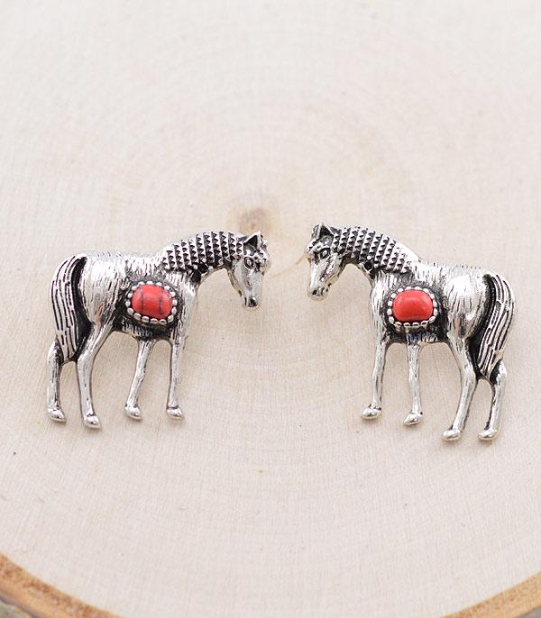 EARRINGS :: WESTERN POST EARRINGS :: Wholesale Western Horse Earrings