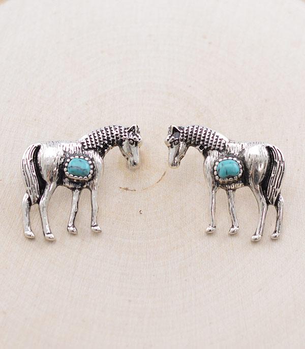 EARRINGS :: WESTERN POST EARRINGS :: Wholesale Western Horse Earrings