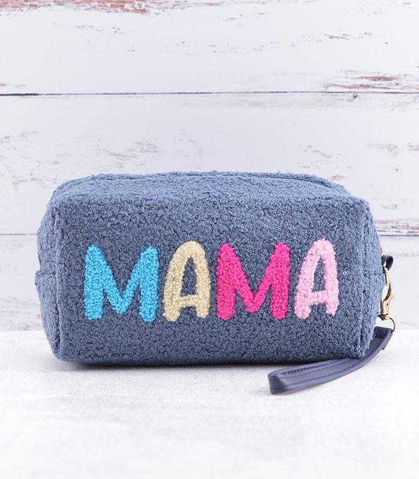 New Arrival :: Wholesale Mama Sherpa Cosmetic Pouch