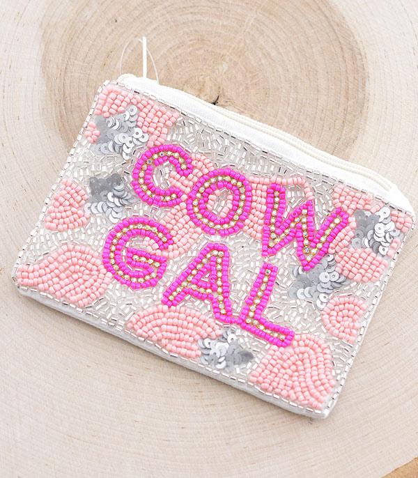 New Arrival :: Wholesale Cowgal Beaded Coin Bag