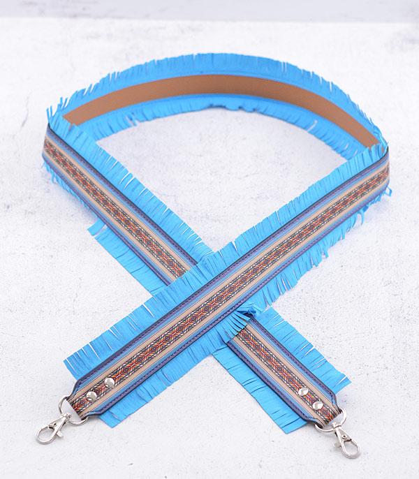 HANDBAGS :: WALLETS | SMALL ACCESSORIES :: Wholesale Tipi Western Fringe Purse Strap