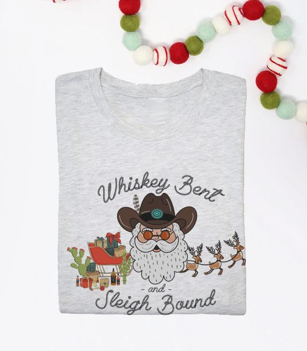 GRAPHIC TEES :: LONG SLEEVE :: Wholesale Western Cowboy Christmas Long Sleeve Tee