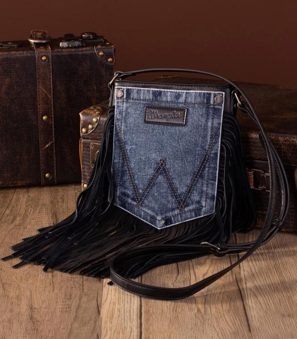 New Arrival :: Wholesale Montana West Wrangler Fringe Crossbody 