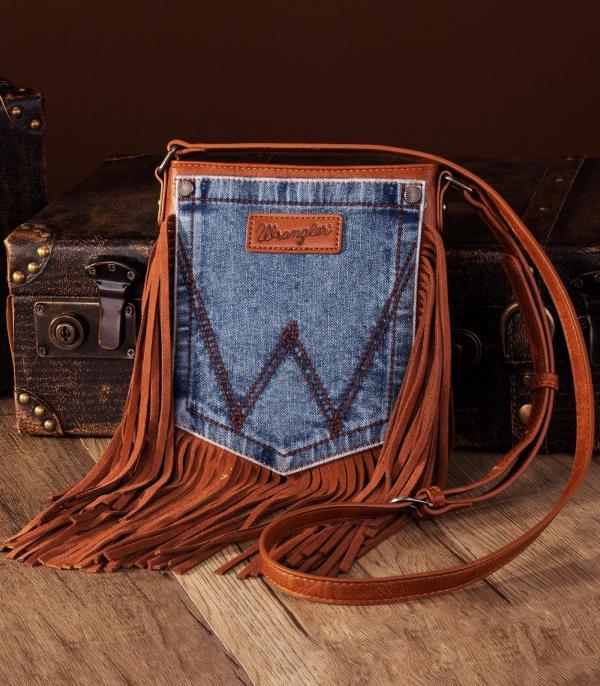 New Arrival :: Wholesale Montana West Wrangler Fringe Crossbody 
