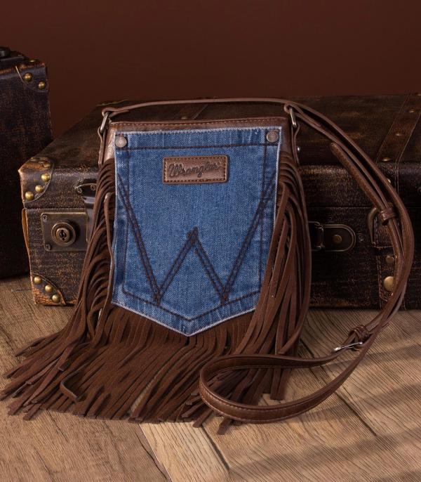 New Arrival :: Wholesale Montana West Wrangler Fringe Crossbody 