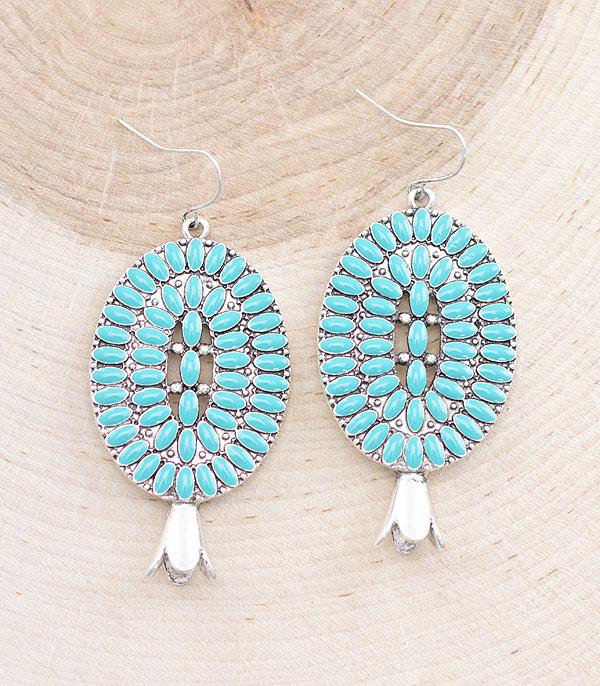 New Arrival :: Wholesale Western Squash Blossom Earrings