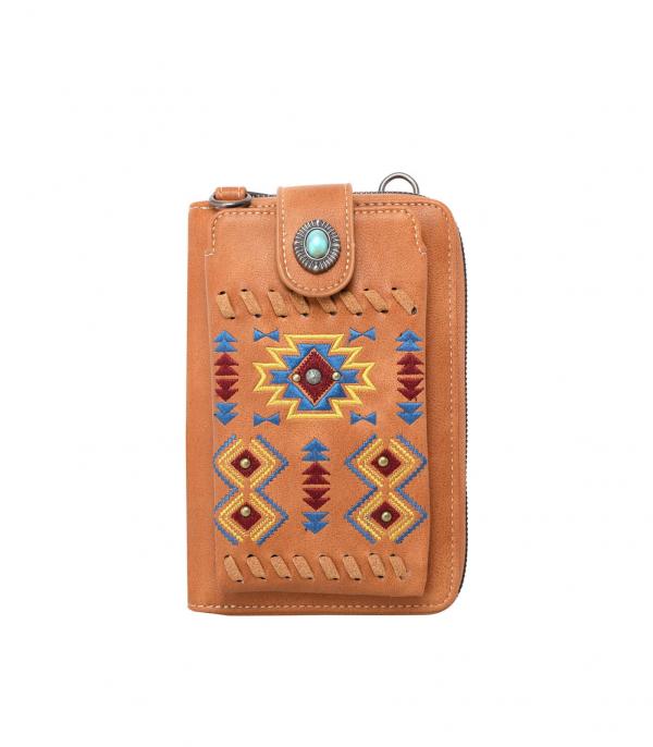 New Arrival :: Wholesale Montana West Aztec Phone Wallet