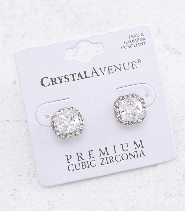 New Arrival :: Wholesale Crystal Avenue Cubic Zirconia Earrings