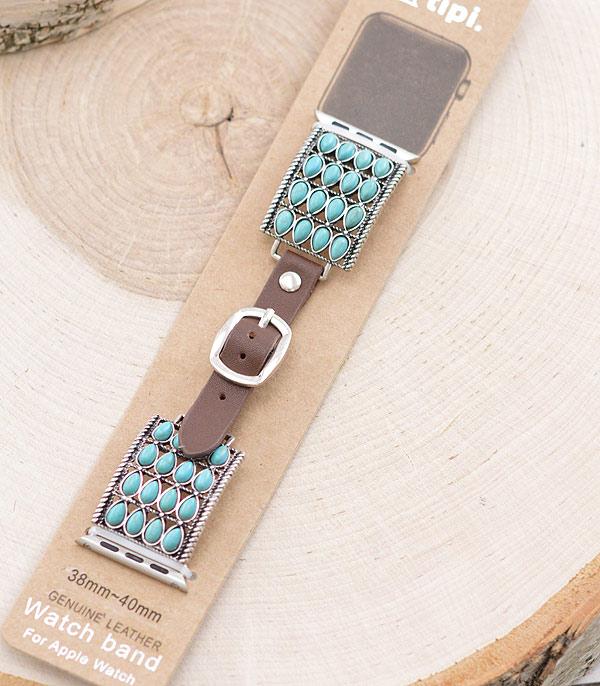 <font color=BLUE>WATCH BAND/ GIFT ITEMS</font> :: SMART WATCH BAND :: Wholesale Tipi Western Apple Watch Band