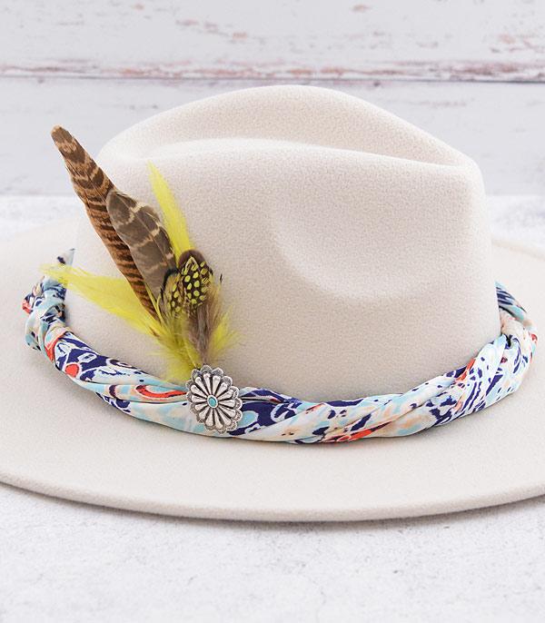 HATS I HAIR ACC :: HAT ACC I HAIR ACC :: Wholesale Western Concho Feather Hat Pin