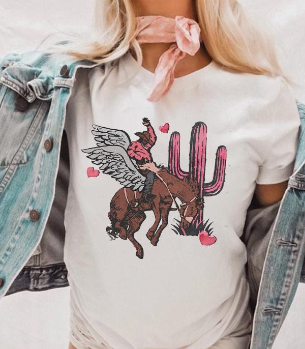 New Arrival :: Wholesale Western Cowboy Valentines Tshirt