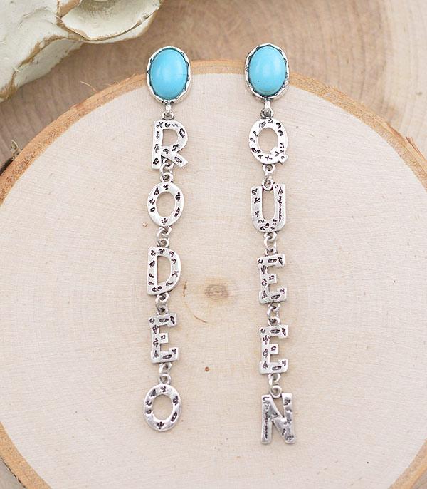 EARRINGS :: TRENDY EARRINGS :: Wholesale Tipi Western Rodeo Queen Earrings