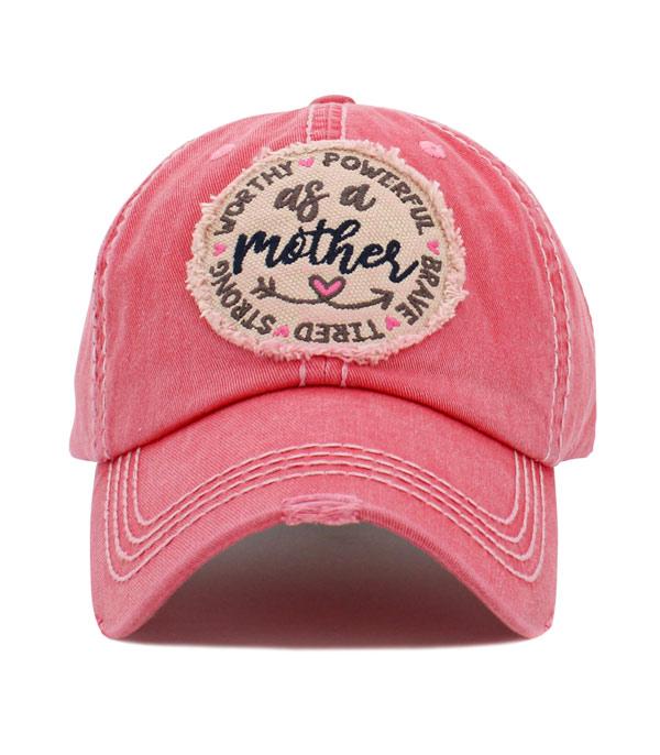 HATS I HAIR ACC :: BALLCAP :: Wholesale As A Mother Inspiration Ballcap