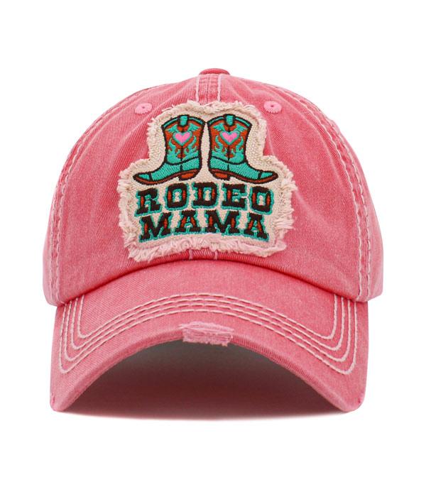 HATS I HAIR ACC :: BALLCAP I VISOR :: Wholesale Rodeo Mama Vintage Ballcap