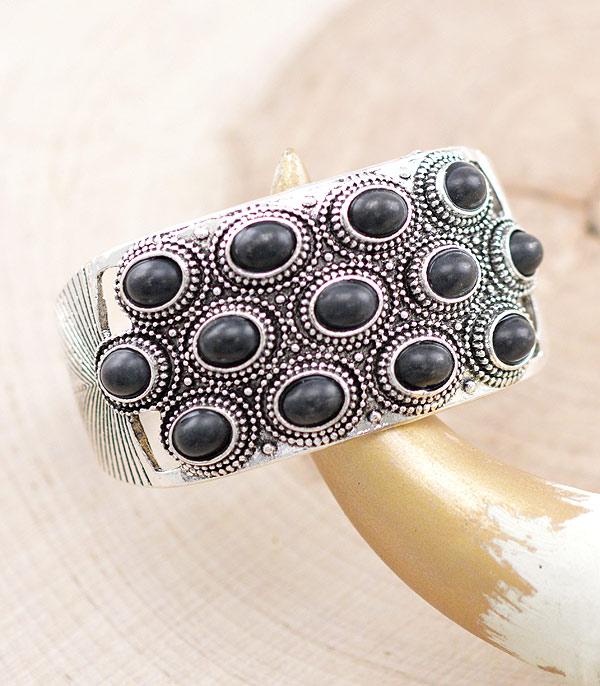 BRACELETS :: CUFF I BANGLE :: Wholesale Semi Stone Western Style Cuff
