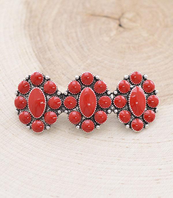 HATS I HAIR ACC :: HAIR ACCESSORIES :: Wholesale Western Style Hair Barrette