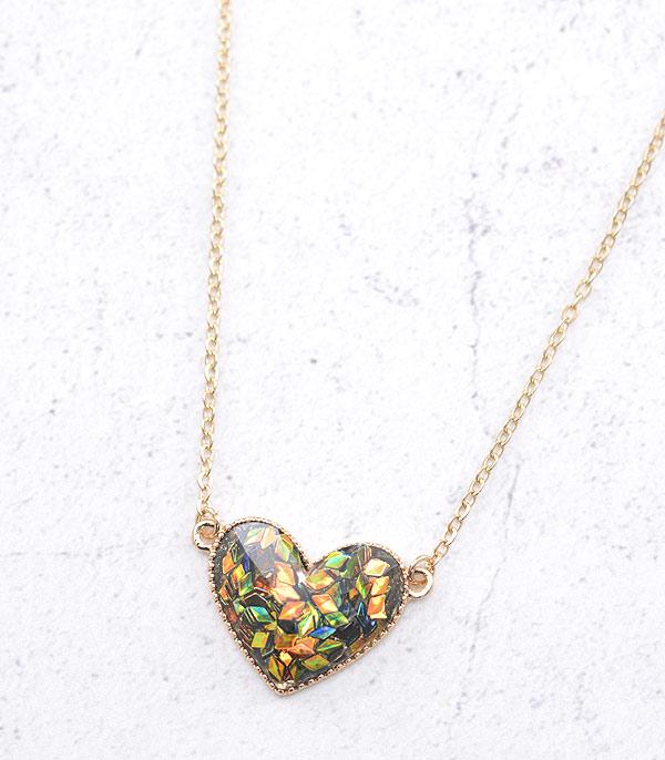<font color=red>VALENTINE'S</font> :: Wholesale Heart Pendant Necklace