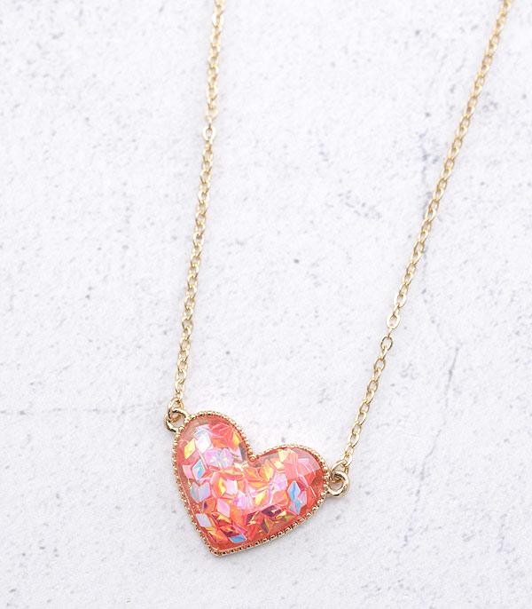 <font color=red>VALENTINE'S</font> :: Wholesale Heart Pendant Necklace