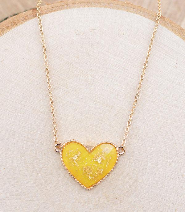 NECKLACES :: TRENDY :: Wholesale Heart Pendant Necklace