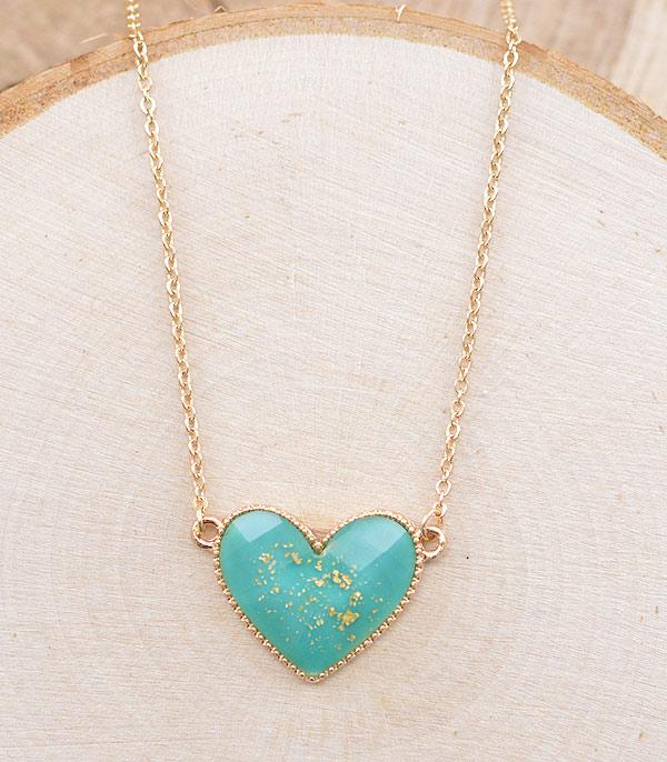 <font color=red>VALENTINE'S</font> :: Wholesale Turquoise Heart Necklace