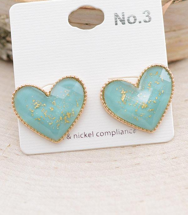 EARRINGS :: POST EARRINGS :: Wholesale Heart Post Earrings