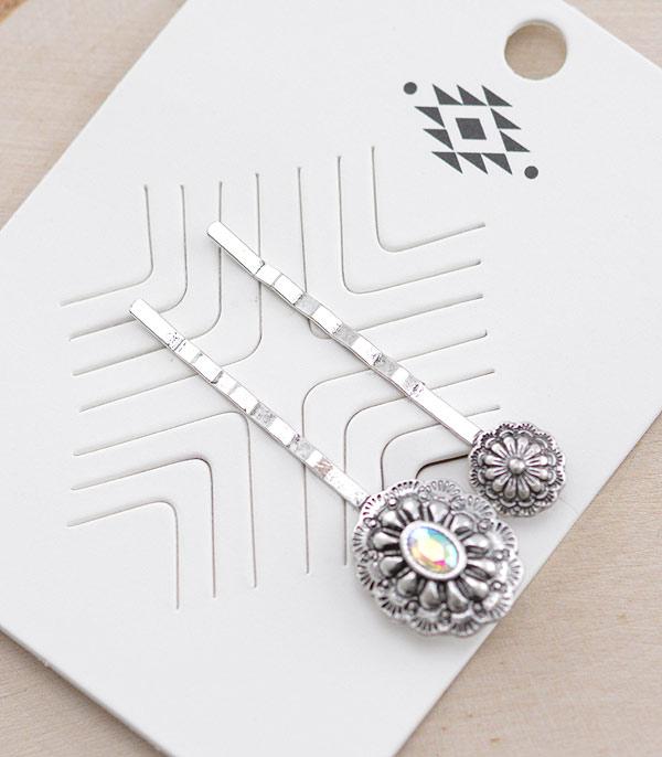HATS I HAIR ACC :: HAIR ACCESSORIES :: Wholesale Western Hair Bobby Pin Set