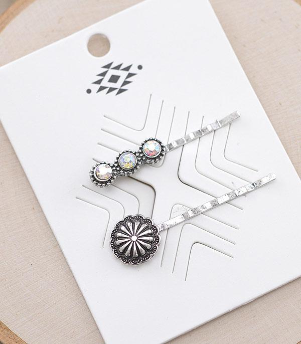 HATS I HAIR ACC :: HAIR ACCESSORIES :: Wholesale Western Hair Bobby Pin Set