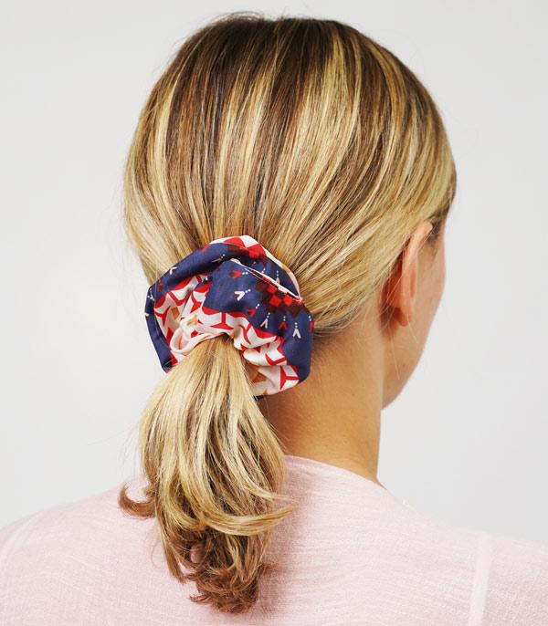 HATS I HAIR ACC :: HAIR ACCESSORIES :: Wholesale Aztec Print Hair Scrunchie