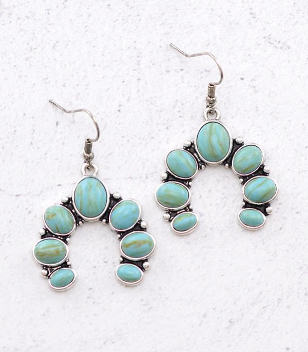 <font color=Turquoise>TURQUOISE JEWELRY</font> :: Wholesale Turquoise Squash Blossom Earrings