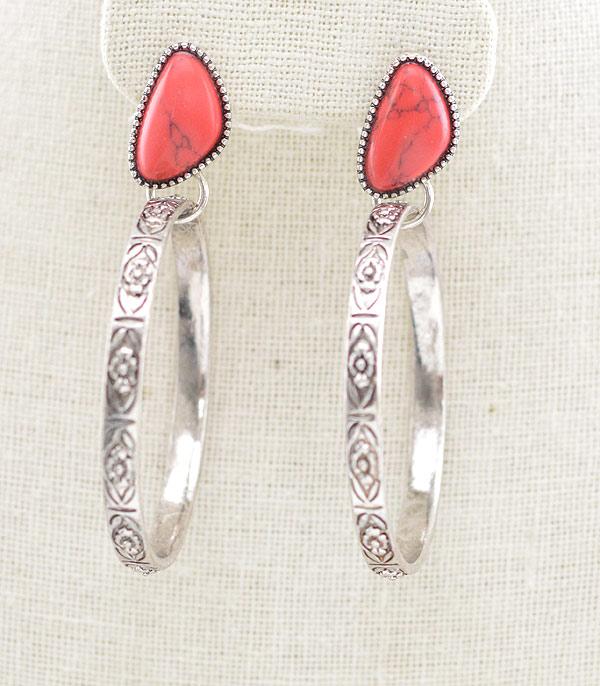 EARRINGS :: HOOP EARRINGS :: Wholesale Western Hoop Earrings