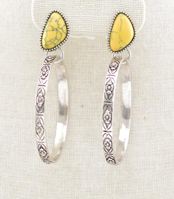 EARRINGS :: HOOP EARRINGS :: Wholesale Western Hoop Earrings