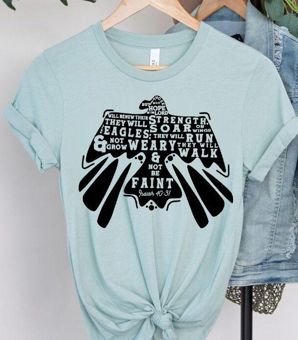 GRAPHIC TEES :: GRAPHIC TEES :: Wholesale Bible Verse Eagle Vintage Tshirt