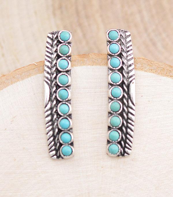 New Arrival :: Wholesale Tipi Western Bar Earrings