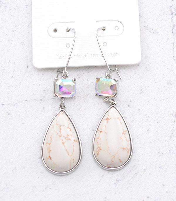 EARRINGS :: WESTERN HOOK EARRINGS :: Wholesale Western Teardrop Earrings