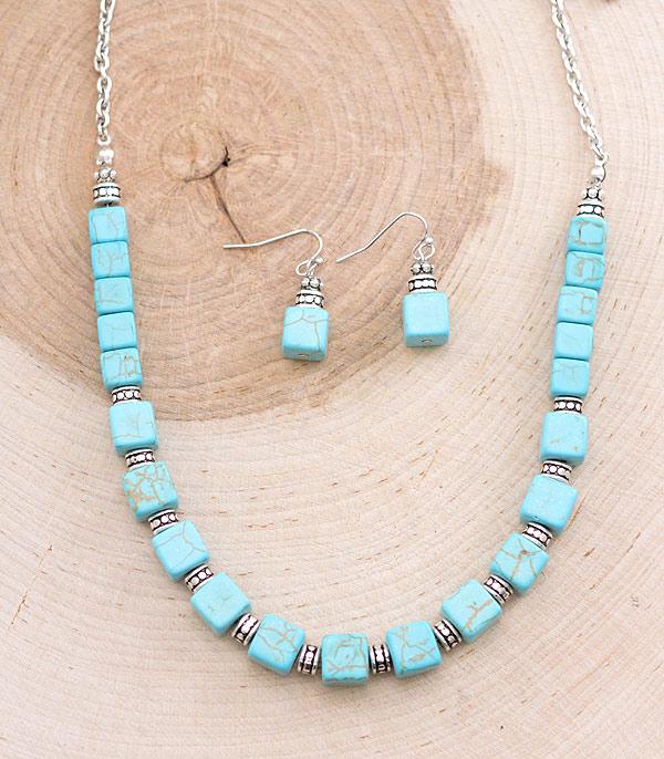 New Arrival :: Wholesale Western Turquoise Necklace Set