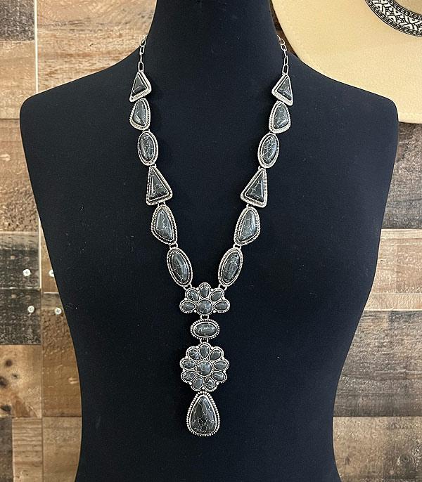 NECKLACES :: WESTERN LONG NECKLACES :: Wholesale Western Statement Necklace 