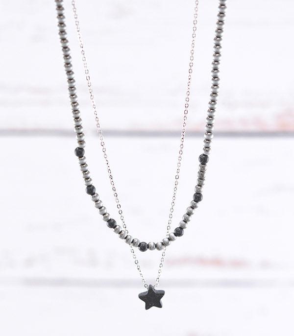 NECKLACES :: TRENDY :: Wholesale Turquoise Star Navajo Necklace