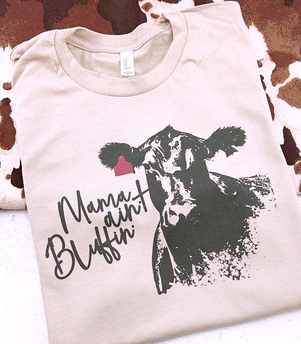 GRAPHIC TEES :: GRAPHIC TEES :: Wholesale Western Mama Cow Graphic Tshirt