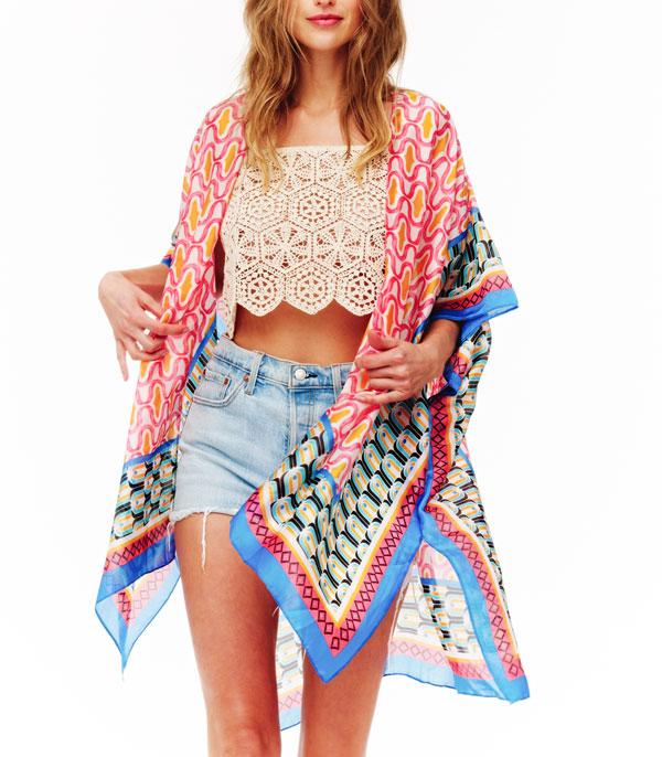 KIMONO I SCARVES :: KIMONO / PONCHO :: Wholesale Spring Summer Silky Kimono