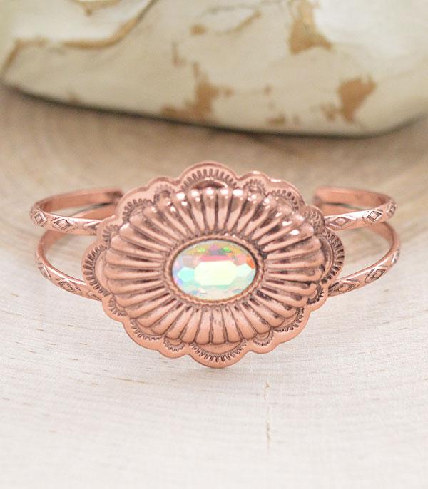 BRACELETS :: CUFF I BANGLE :: Wholesale Western Concho Cuff Bracelet