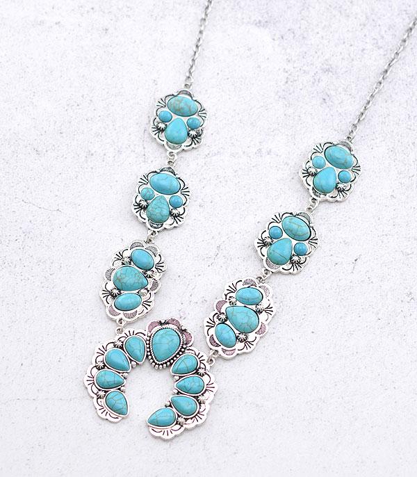 New Arrival :: Wholesale Western Squash Blossom Necklace