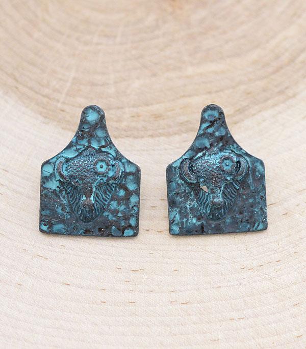 EARRINGS :: WESTERN POST EARRINGS :: Wholesale Western Buffalo Post Earrings