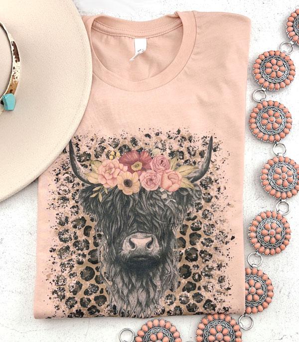 GRAPHIC TEES :: GRAPHIC TEES :: Wholesale Highland Cow Vintage Tshirt