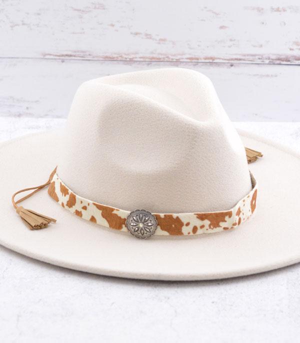 HATS I HAIR ACC :: HAIR ACC I HEADBAND :: Wholesale Western Concho Cowhide Hat Band