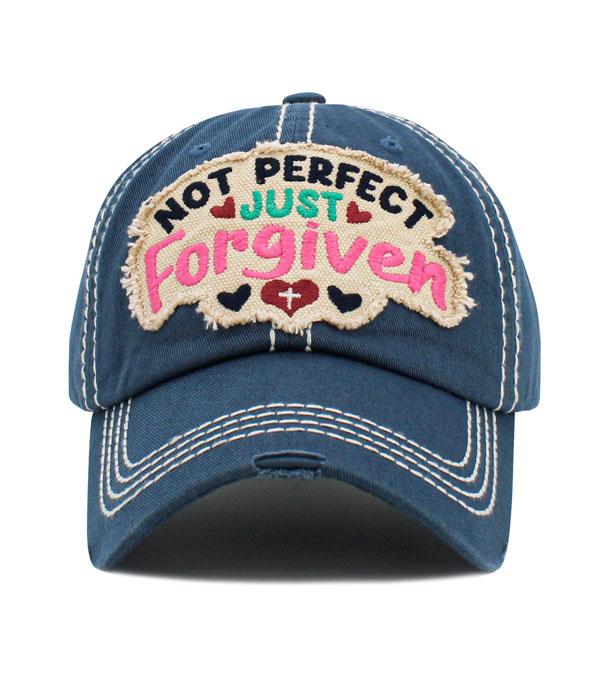 HATS I HAIR ACC :: BALLCAP I VISOR :: Wholesale Not Perfect Just Forgiven Ballcap