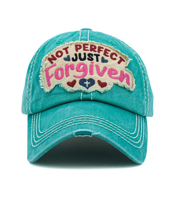 HATS I HAIR ACC :: BALLCAP :: Wholesale Not Perfect Just Forgiven Ballcap