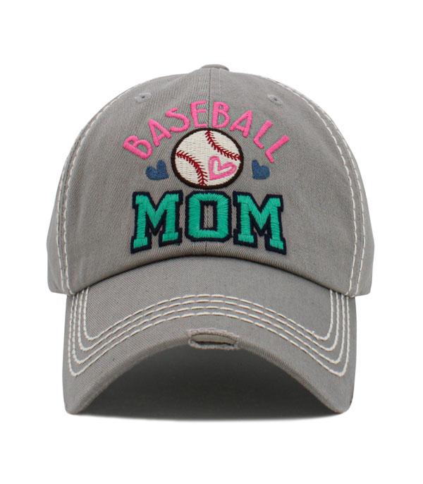 SPORTS THEME :: BASEBALL | SOFTBALL :: Wholesale Baseball Mom Vintage Ballcap