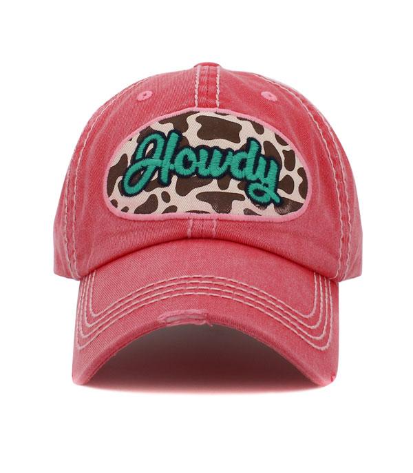 HATS I HAIR ACC :: BALLCAP I VISOR :: Wholesale Western HOWDY Vintage Ballcap