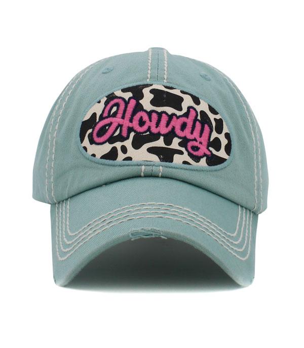 HATS I HAIR ACC :: BALLCAP I VISOR :: Wholesale Western HOWDY Vintage Ballcap