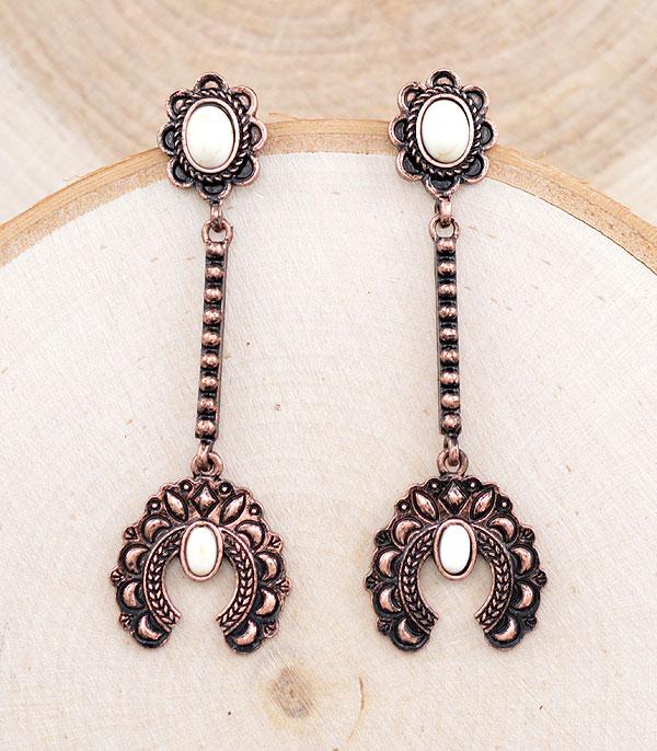 EARRINGS :: WESTERN POST EARRINGS :: Wholesale Squash Blossom Drop Earrings